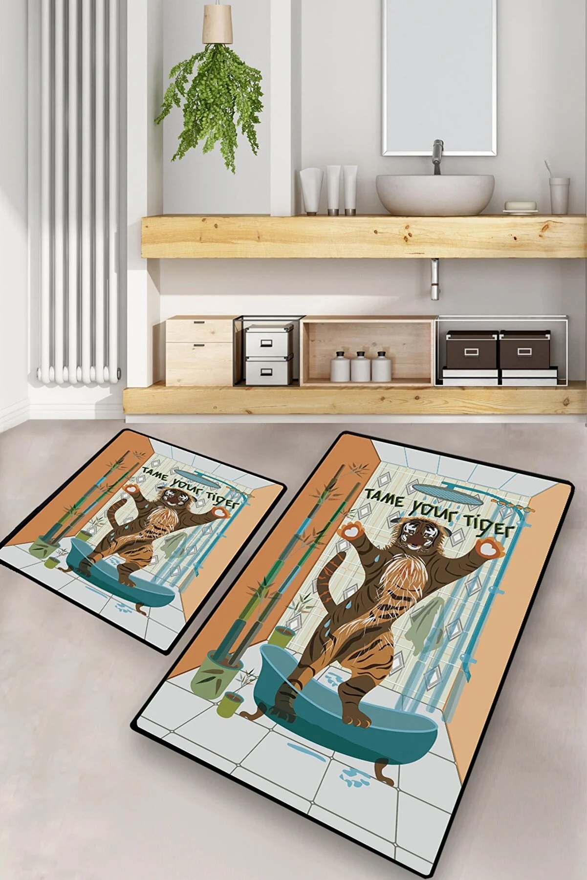 Килимки для ванної кімнати Chilai Home TAME YOUR TIGER DJT 2LI