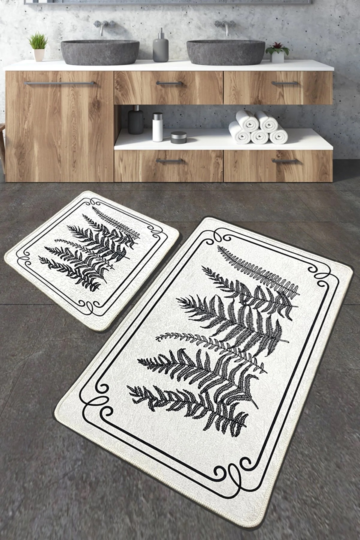 Коврик Chilai Home TOKYO BANYO HALISI DJT 2Lİ