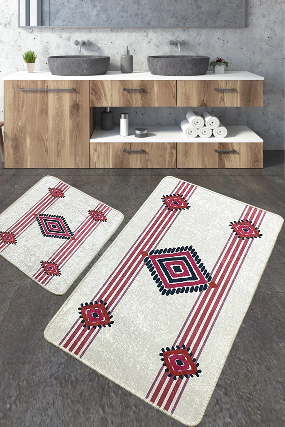 Коврик Chilai Home MEORE BANYO HALISI DJT 2Lİ