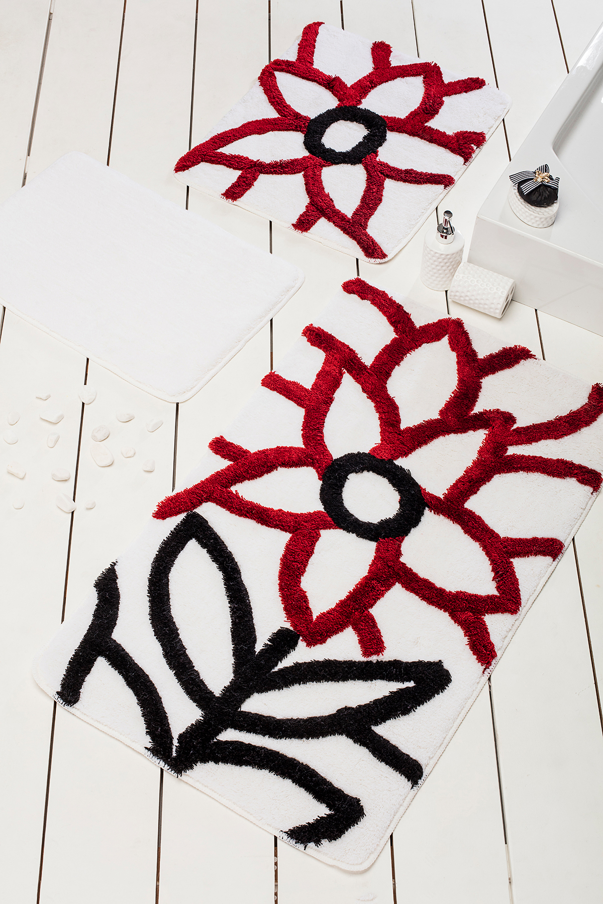 Килимок для ванни Chilai Home Naturel Red