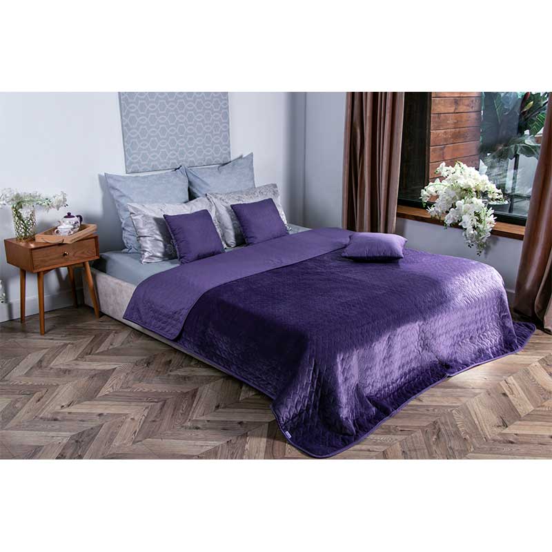Покривало стьобане Руно Violet