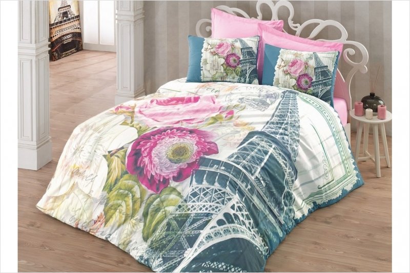Постільна Білизна Cotton box Ранфорс Floral Seri EIFYL MURDUM