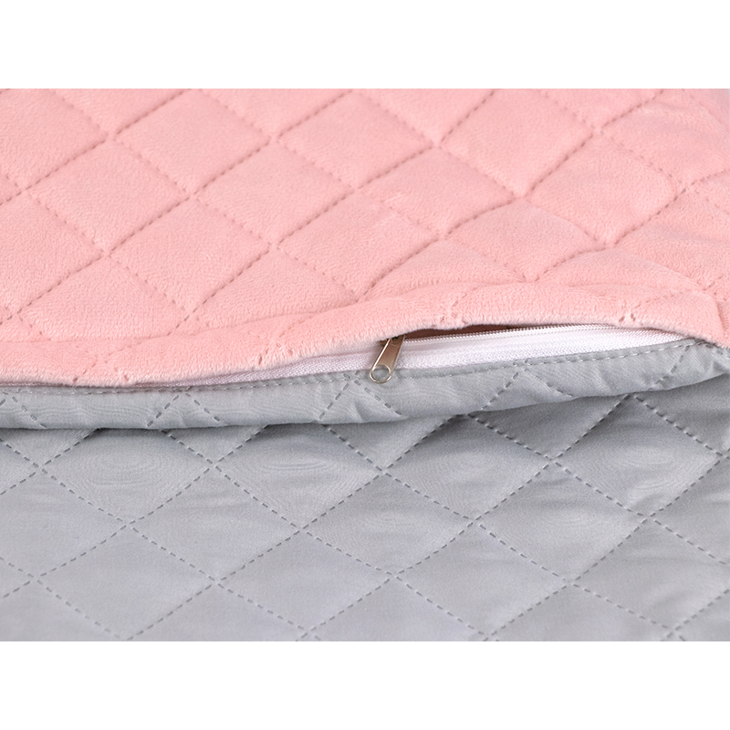 Чохол на подушку РУНО Pink and Grey ромб