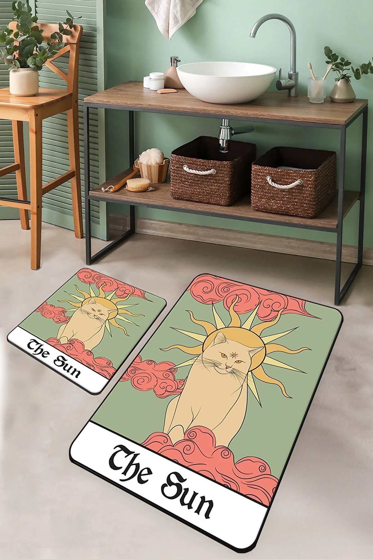 Килимки для ванної кімнати Chilai Home SUNNY THE SUN DJT 2Lİ