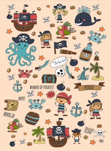Килимки дитячі Chilai Home PIRATE