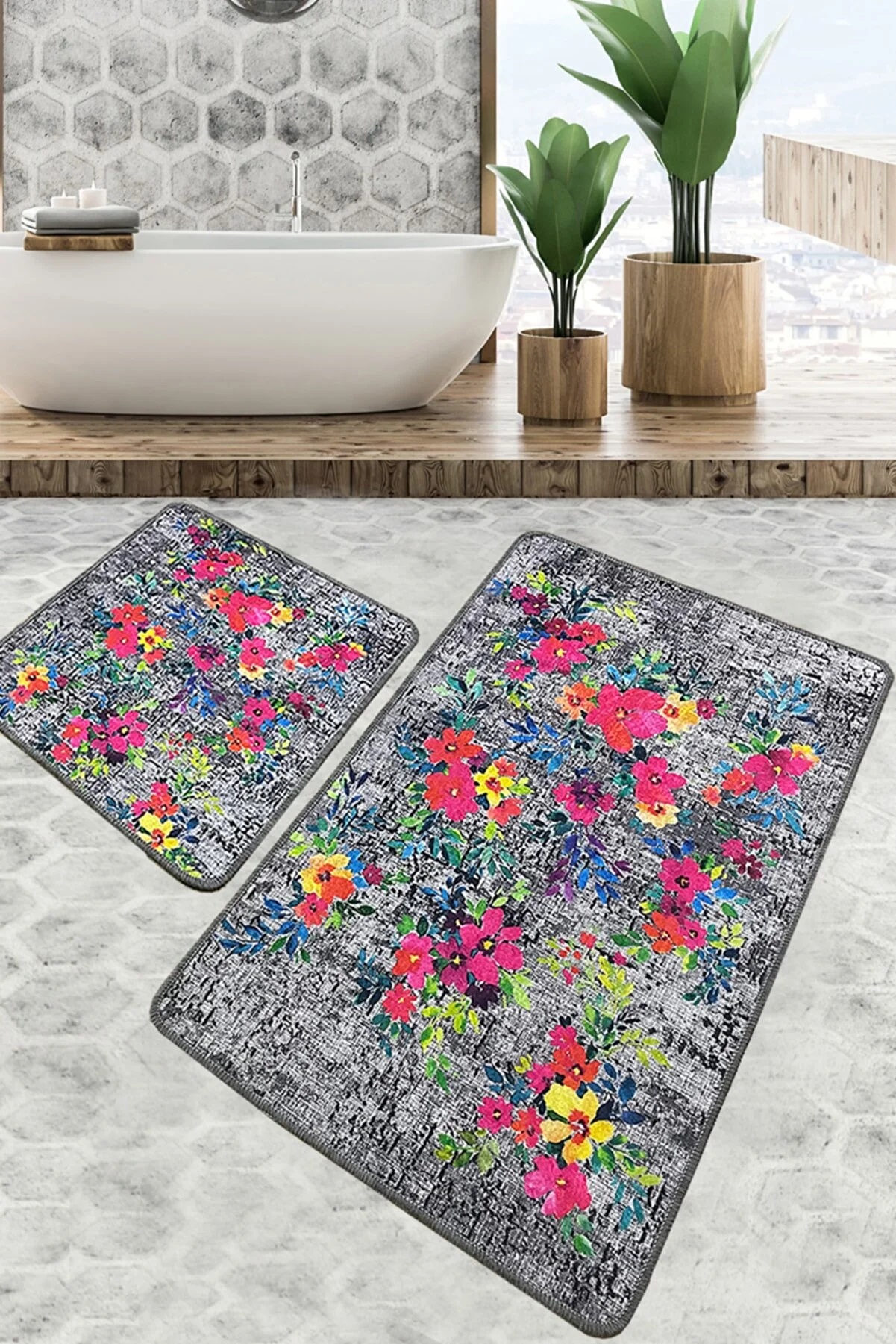Коврик Chilai Home ETOVA BANYO HALISI DJT 2Lİ