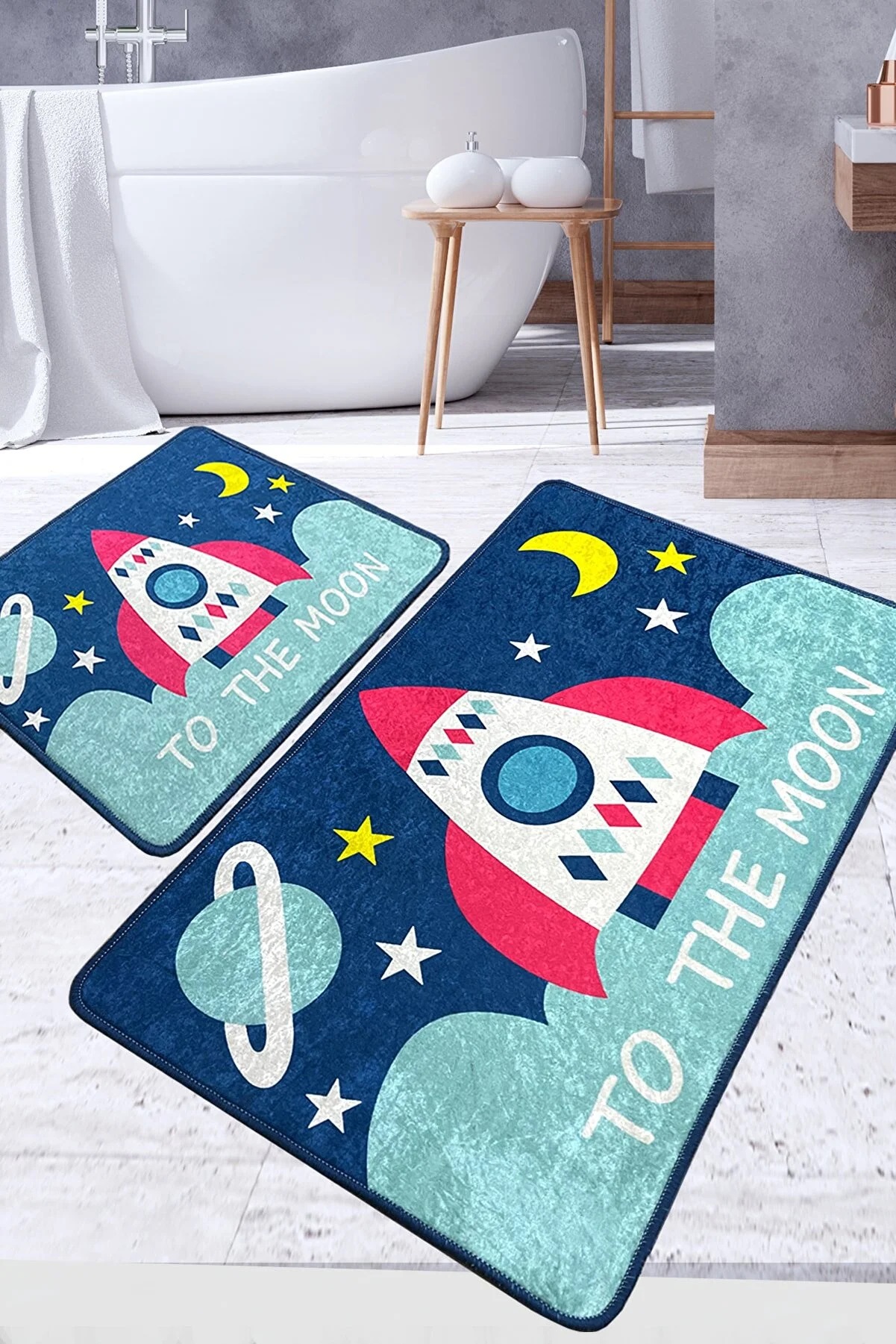 Коврик Chilai Home NAMOON BANYO HALISI DJT 2 LI SET