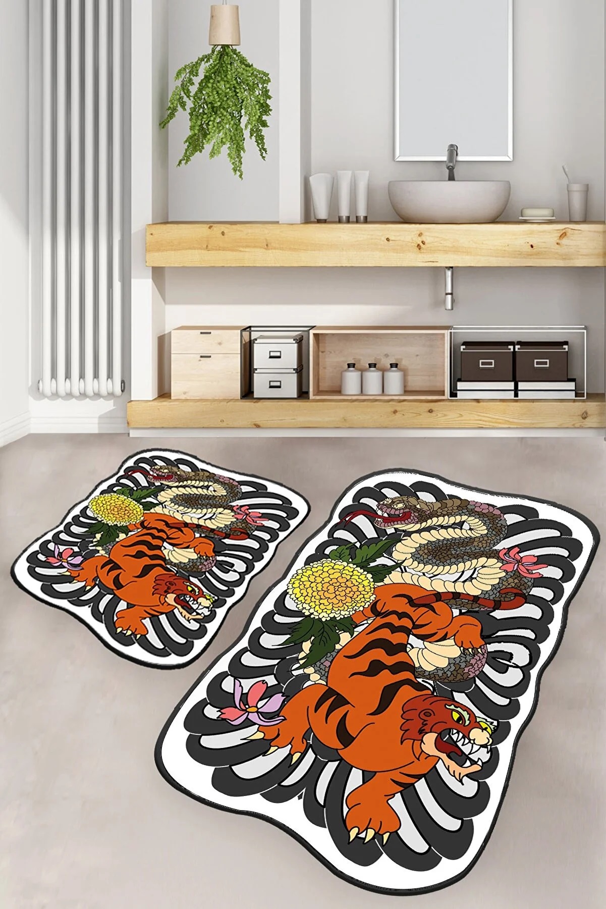 Килимки для ванної кімнати Chilai Home WILD ANIMALS DJT 2LI