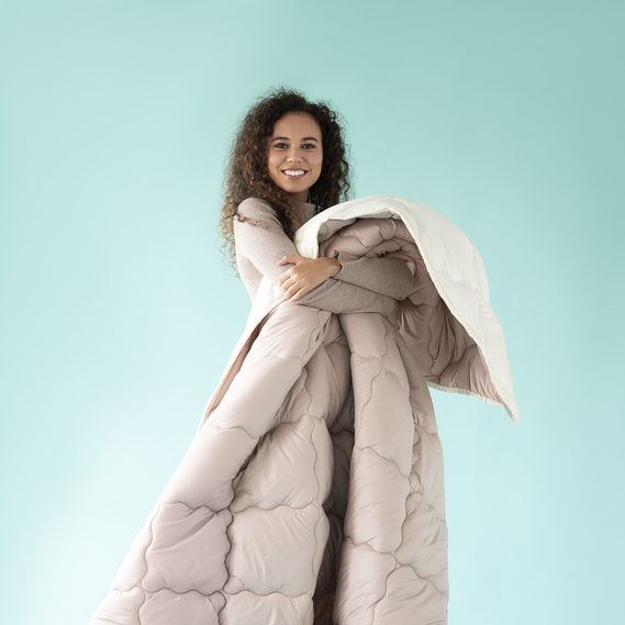 Ковдра IDEIA WOOLLY вовняна всесезонна