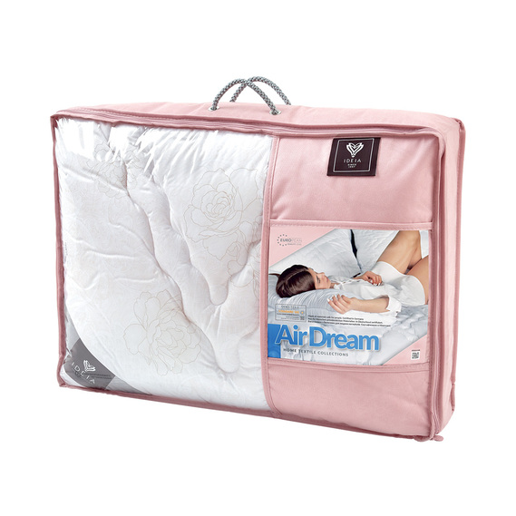 Ковдра IDEIA AIR DREAM CLASSIC оконтована ЗИМА (троянди)