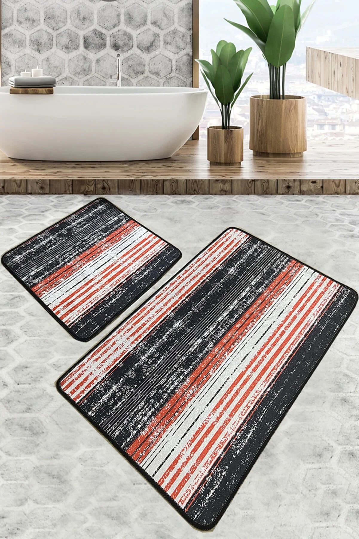 Коврик Chilai Home FLANG BANYO HALISI DJT 2Lİ