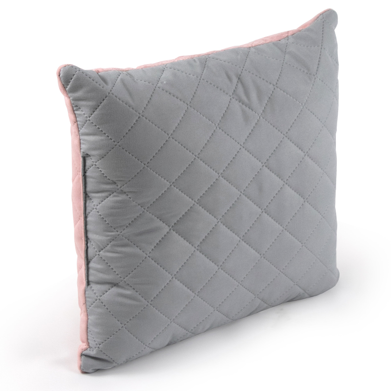 Подушка декоративна РУНО Pink and Grey ромб