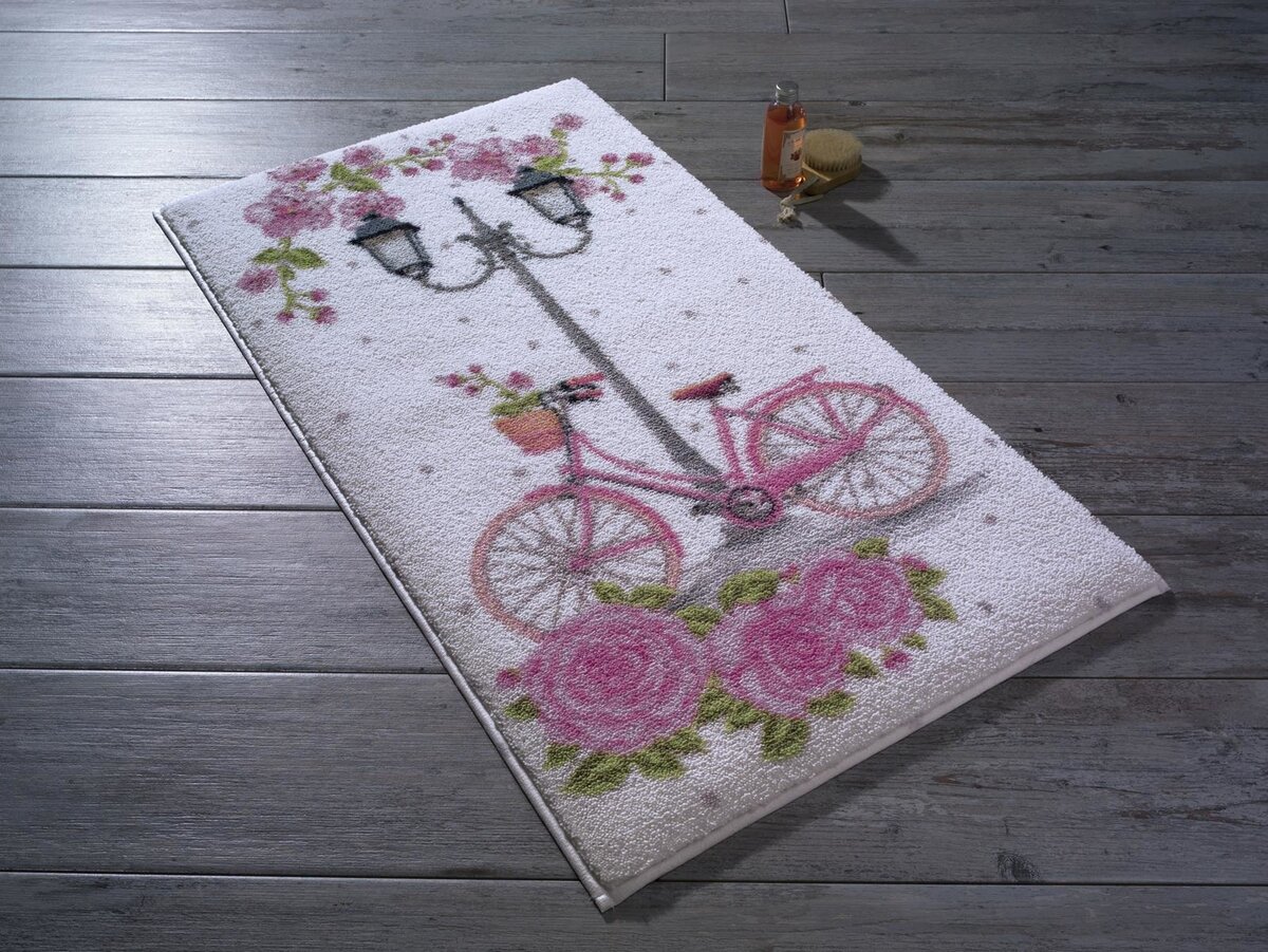 Коврик для ванни Confetti Romantic bike pembe 50*57
