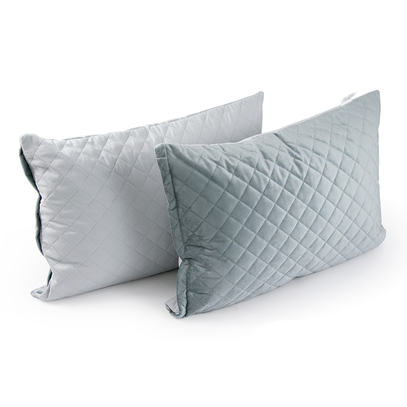 Чохол на подушку РУНО Dark Grey ромб
