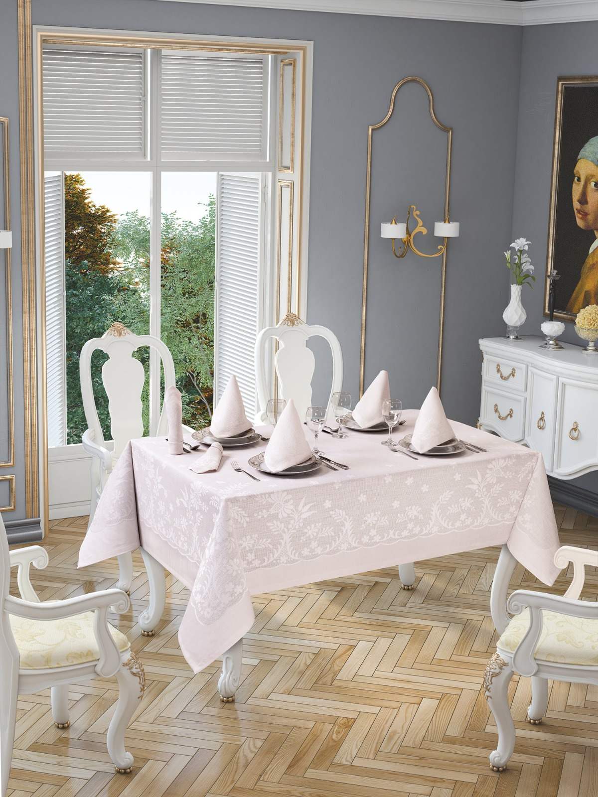 Скатертина Jackline Rose 9886-6