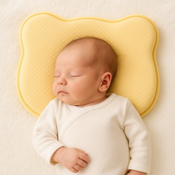 Подушка ортопедична IDEIA BabyComfort PAPAELLA жовта