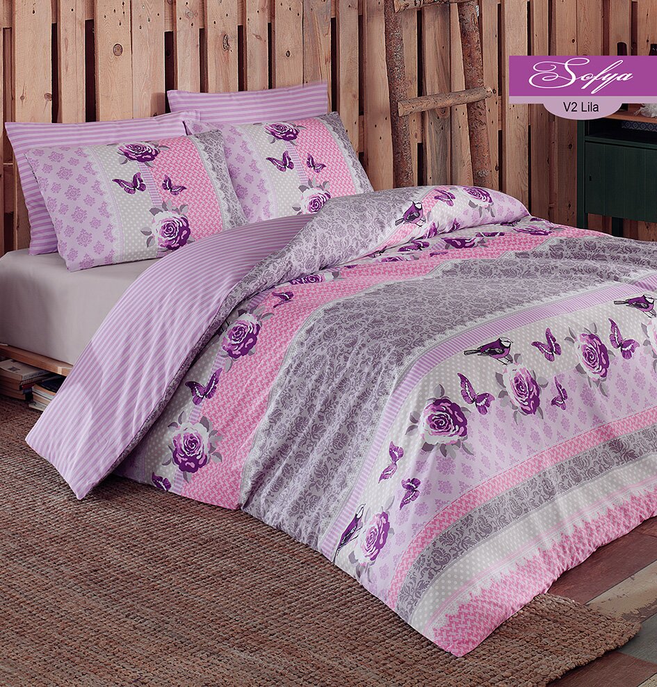 Постільна білизна Majoli Sofya v2 Lilac