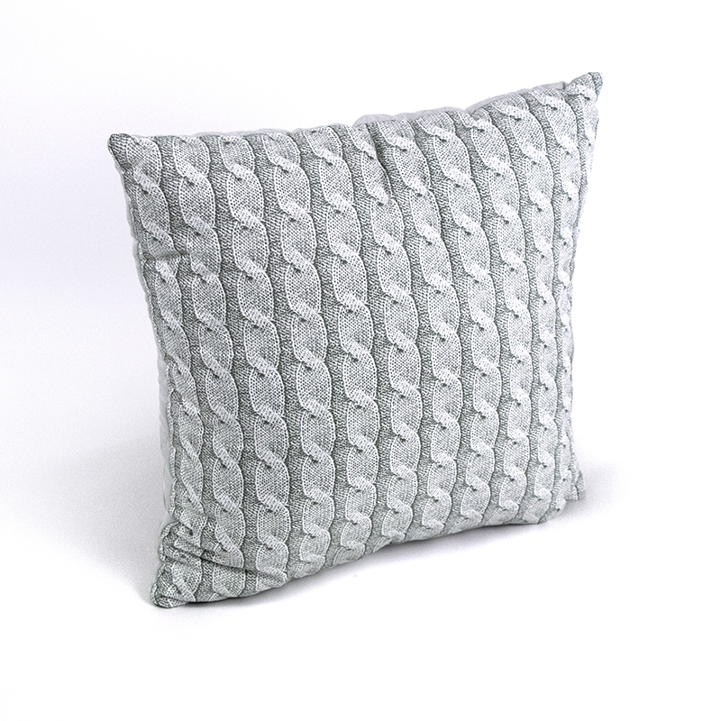 Подушка декоративна РУНО Grey Braid