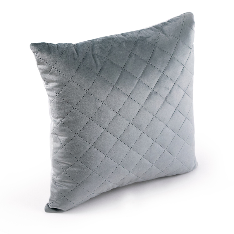 Подушка декоративна РУНО Dark Grey ромб
