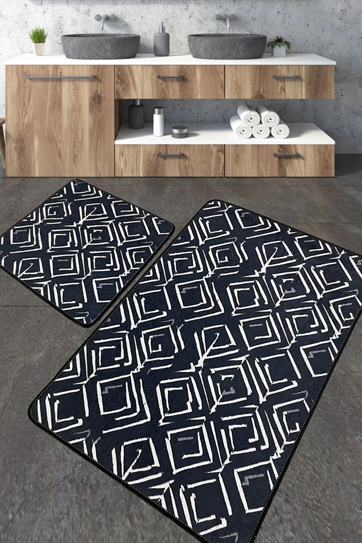 Коврик Chilai Home CENERO BANYO HALISI DJT 2Lİ