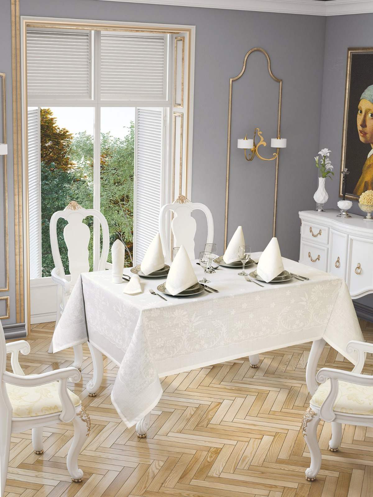Скатертина Jackline Cream 3382-2