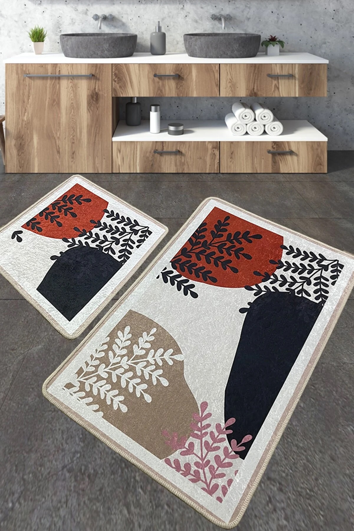 Коврик Chilai Home NOE BANYO HALISI DJT 2Lİ