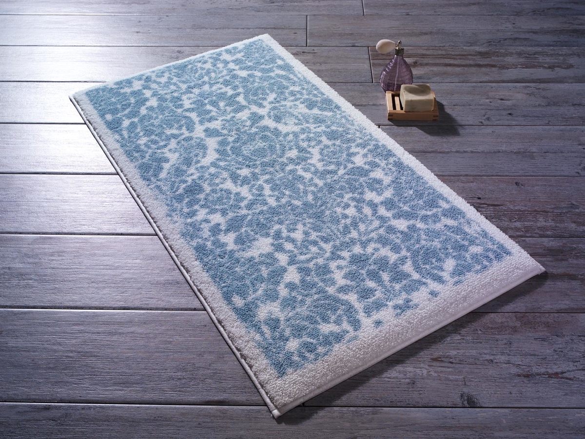 Килимок для ванни Confetti Stencil Antik Mavi 50х57 см.