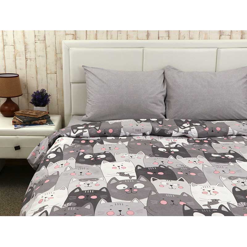 Постільна білизна РУНО Grey Cat