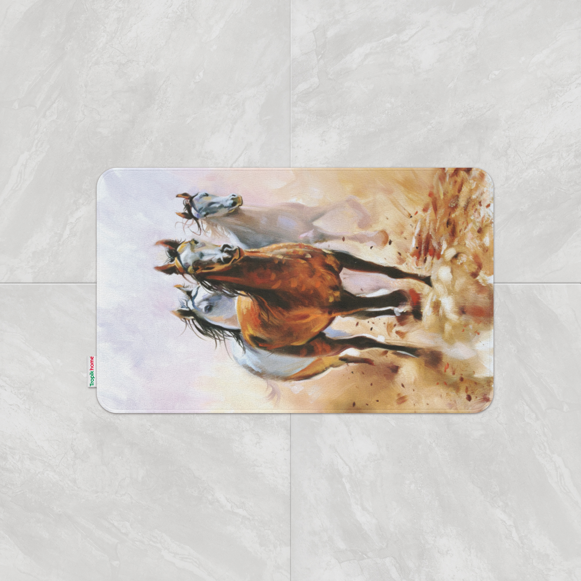 Килимок для ванни Tabe Horses 60х100 см.